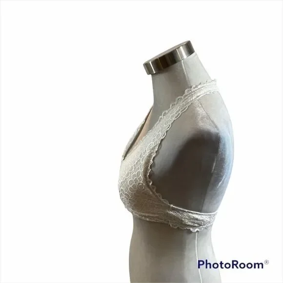 Gilly Hicks Sydney White Lace Bralette Size Large‎ - Picture 4 of 11